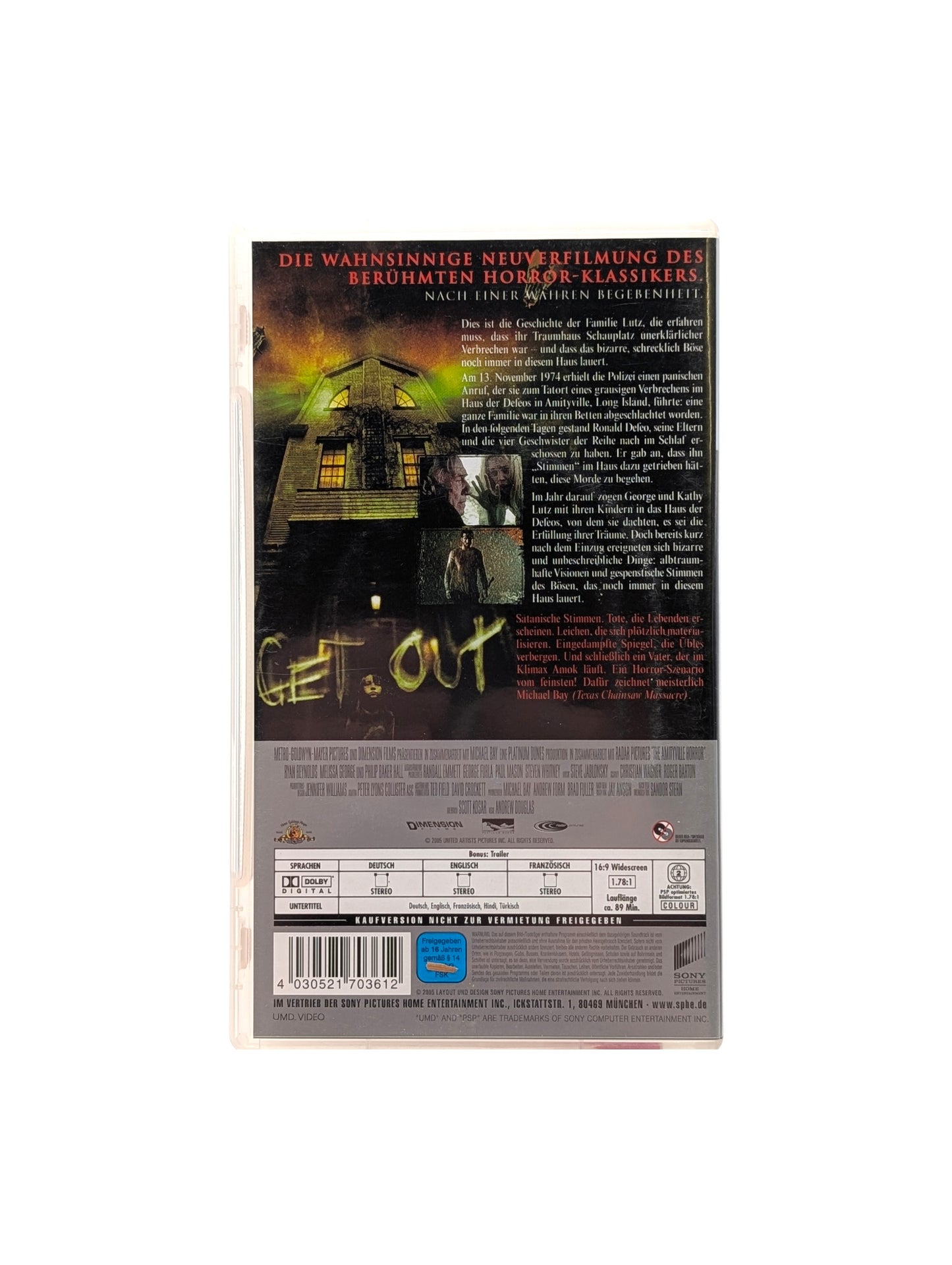 UMD Video The Amityville Horror – Eine wahre Geschichte