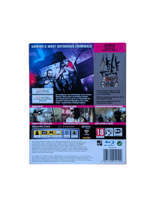 Kane & Lynch 2: Dog Days – Limited Edition