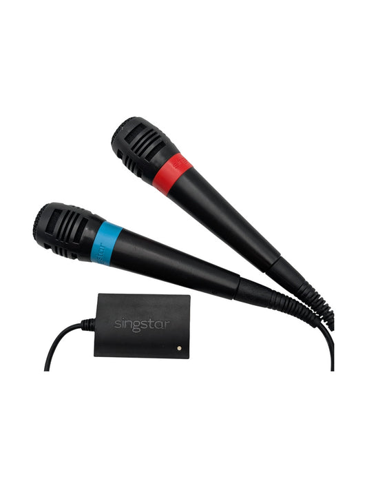 SingStar Mikrofone – Blau & Rot