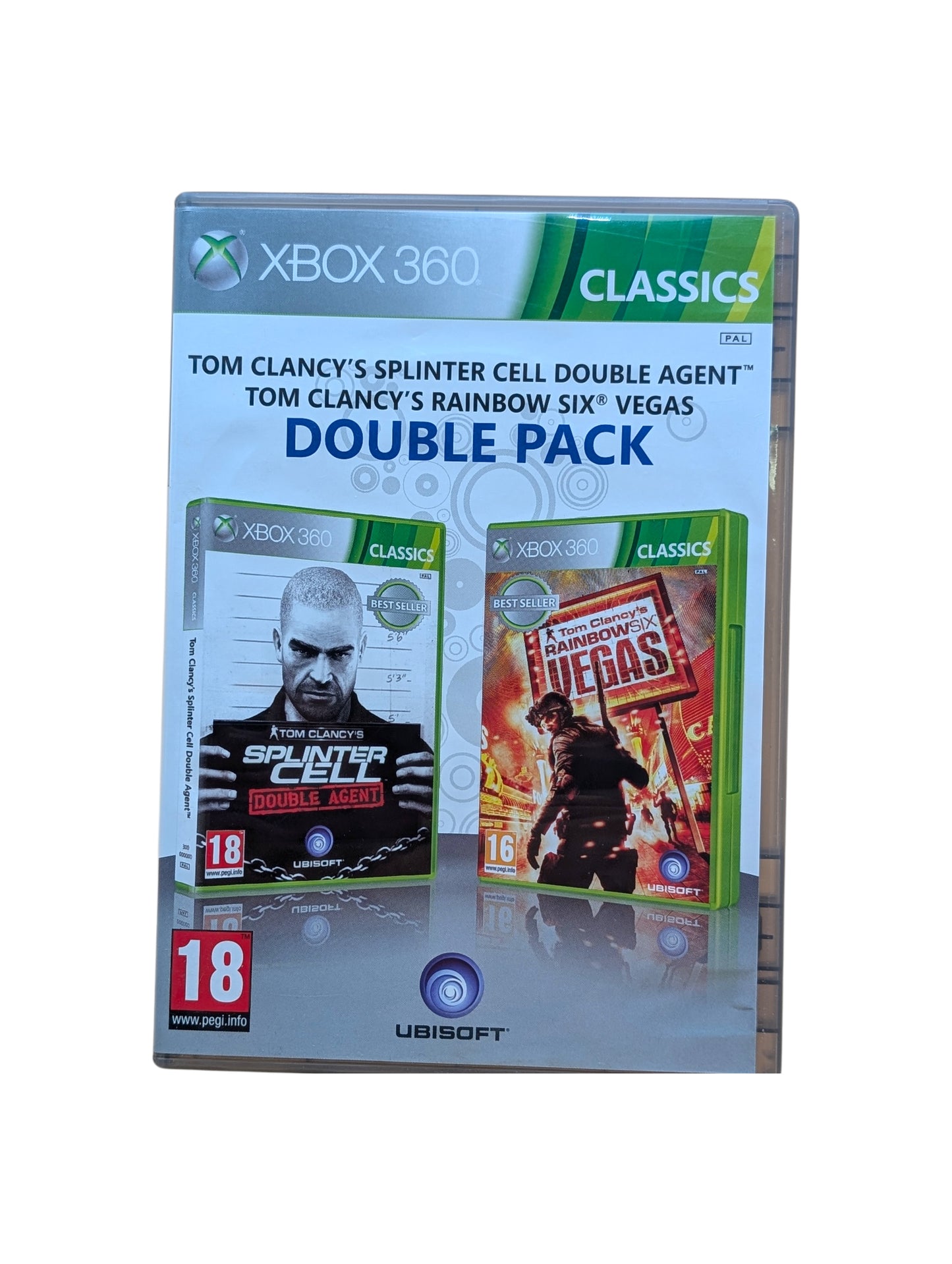 Tom Clancy's Splinter Cell: Double Agent & Rainbow Six Vegas Xbox 360 Double Pack